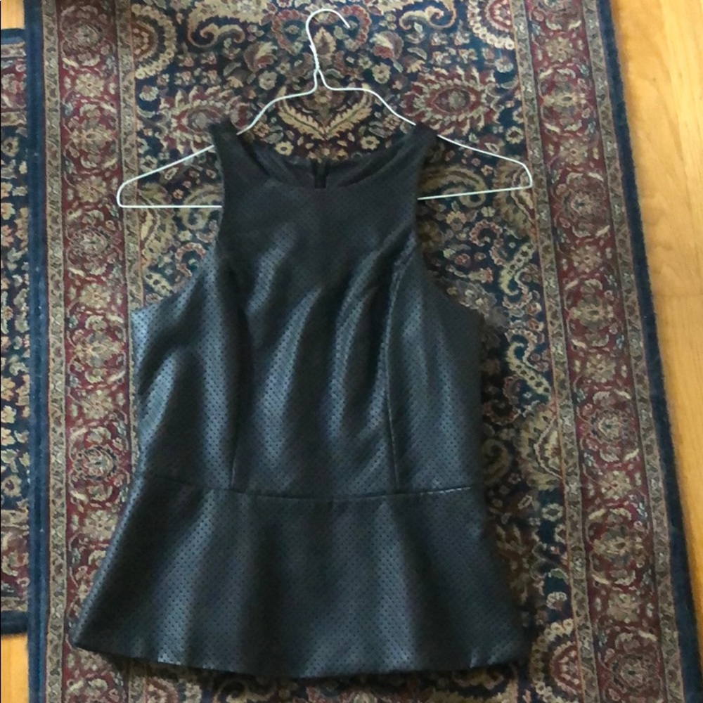 Express peplum tank top